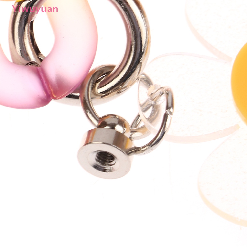 Móc Khóa Xe Hơi Hình Hoa Hướng Dương Mặt Cười Dễ Thương Mới