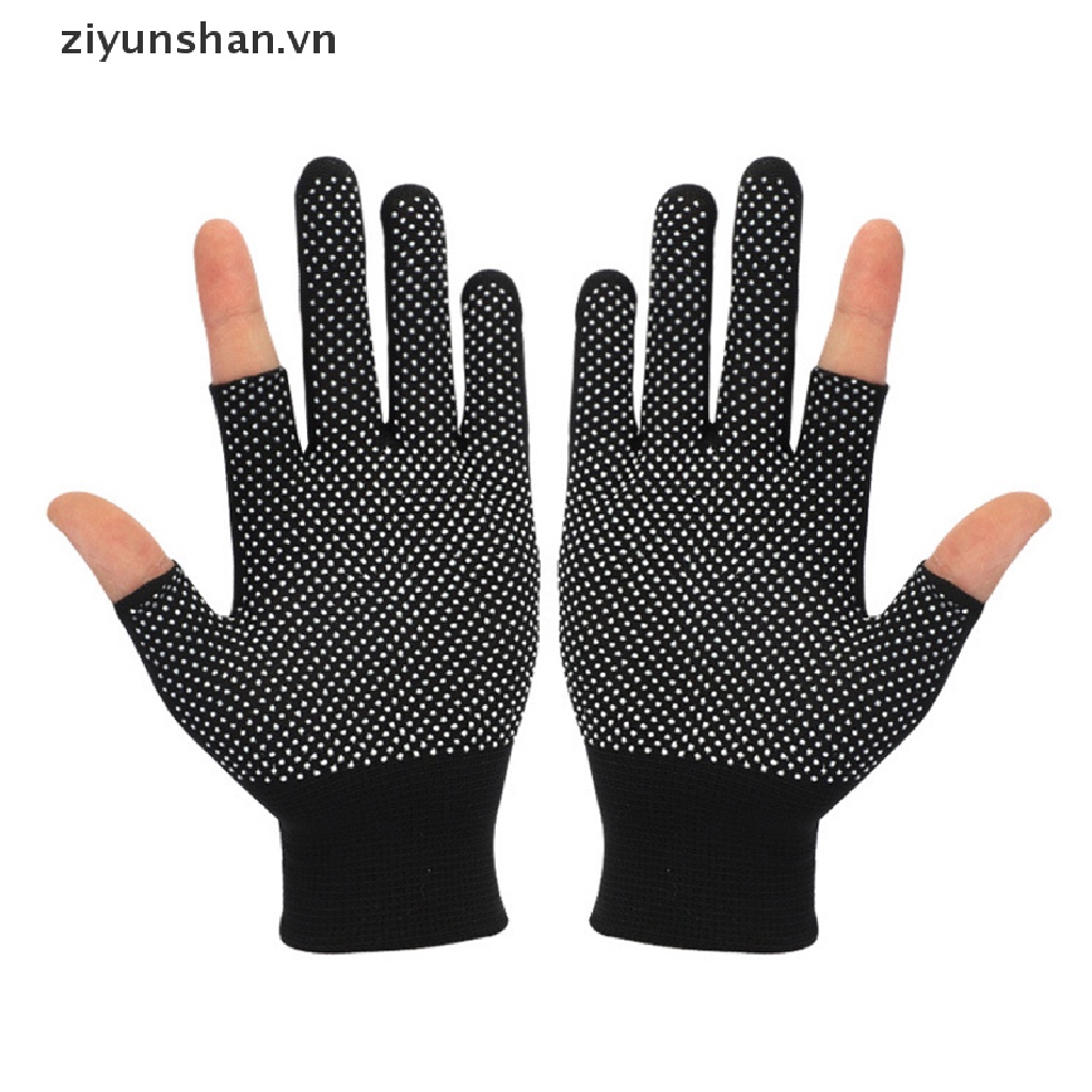 Găng Tay Thể Thao Nửa Ngón Chống Trượt Thoáng Khí Có Thể Chạm Màn Hình Cảm Ứng ziyunshan