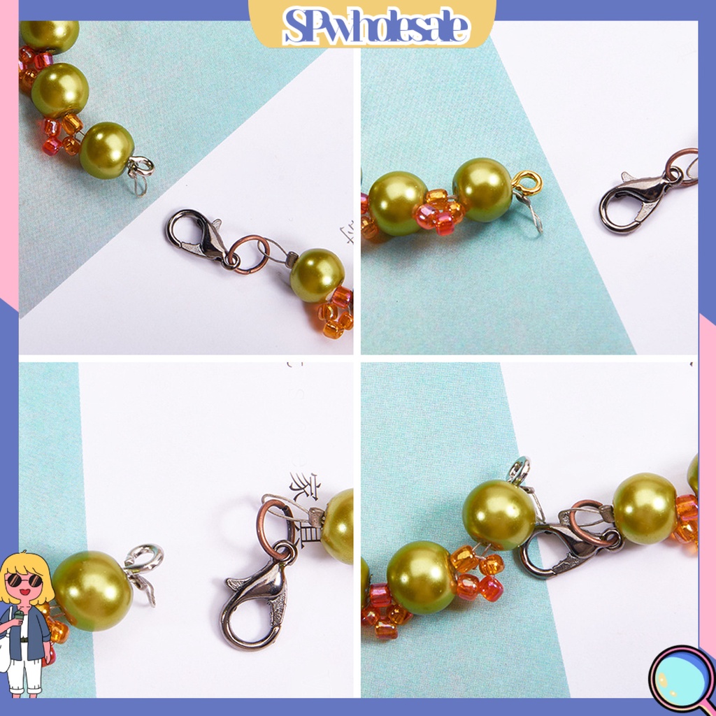 &lt;SPwholesale&gt; Set 960 Móc Càng Cua 6 Màu Hỗn Hợp Làm Trang Sức