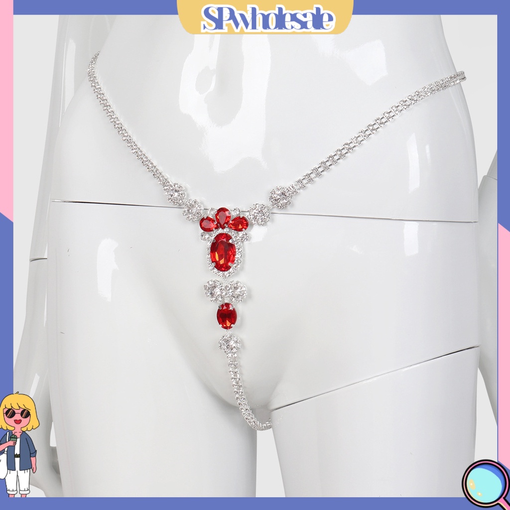 &lt;SPwholesale&gt; Chuỗi Dây Đeo Cơ Thể Đính Đá Giả Lấp Lánh Có Thể Điều Chỉnh Trang Sức Hàng Ngày Quyến Rũ