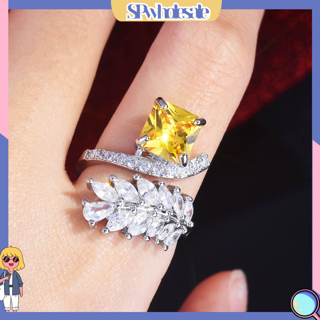 <SPwholesale> Nhẫn Hình Chiếc Lá Thời Trang Dành Cho Nữ