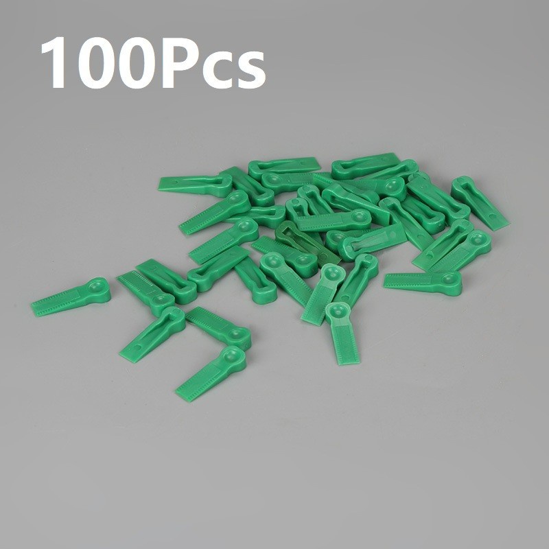 Set 100 Kẹp Nhựa Cố Định Gạch Sàn Nhà Tiện Lợi