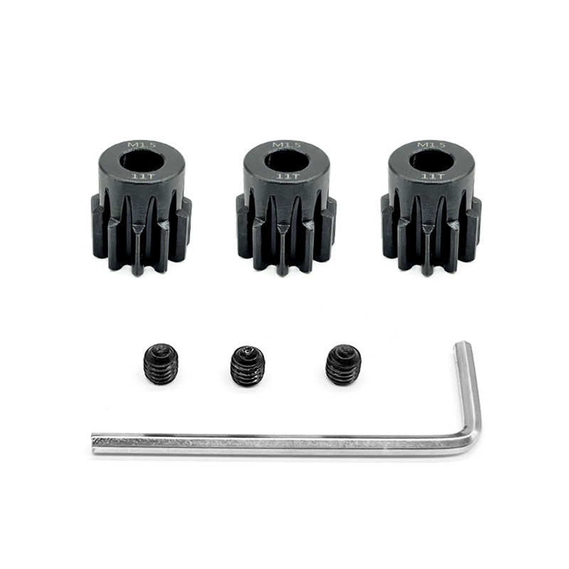Set 3 Mô Đun Bánh Răng M1.5 Modulus 8.0 Lỗ Bên Trong Bằng Thép Chrome 11-30T Cho Xe Hơi Điều Khiển Từ Xa M5