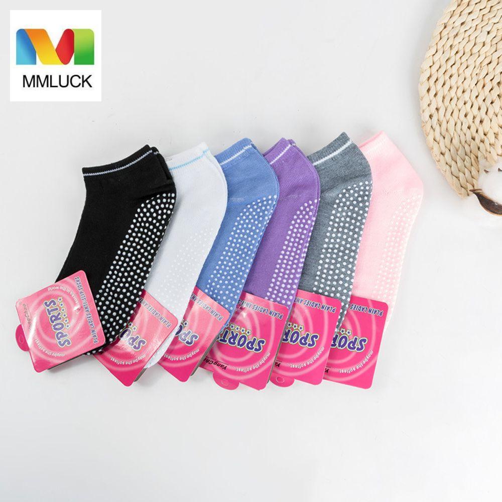 1 Đôi Vớ Tập Yoga / Pilates / Nhảy Múa Bằng Silicone Cotton Khô Nhanh Chống Trượt Cho Nữ