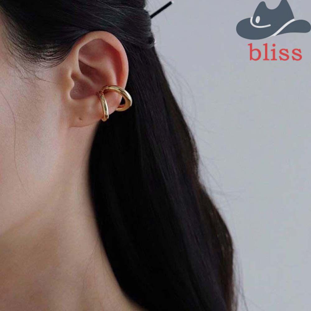 Khuyên Tai Tròn Phong Cách Pháp Sang Trọng|Màu Sắc Bông Tai Tròn Màu Bạc Thời Trang