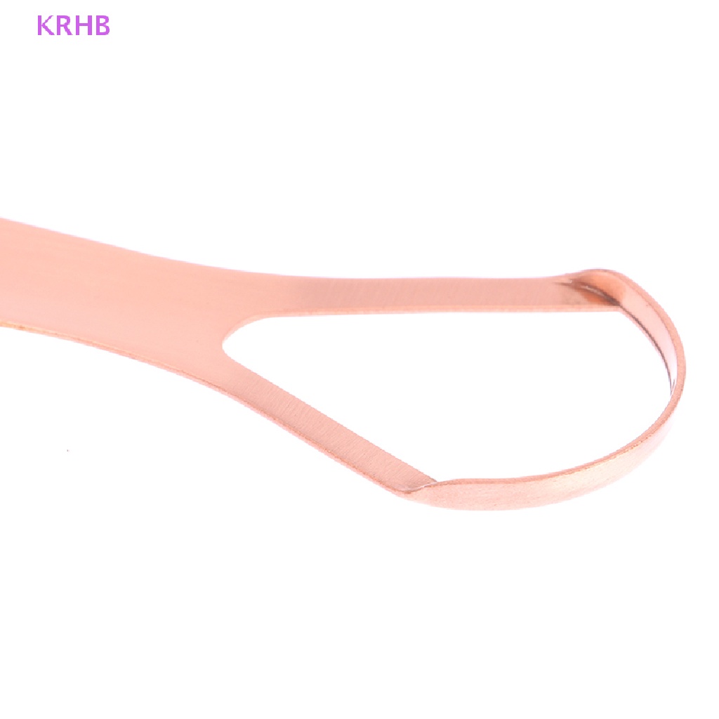 1 Dụng Cụ Nạo Lưỡi Bằng Đồng Làm Sạch Thông Hơi Mới