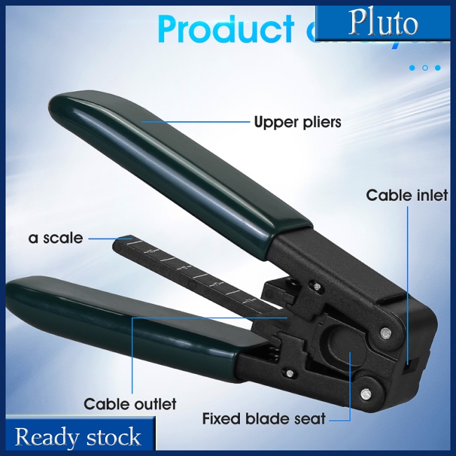 Mới Dụng Cụ Tuốt Dây Cáp Sợi Thủy Tinh 3 x 2mm