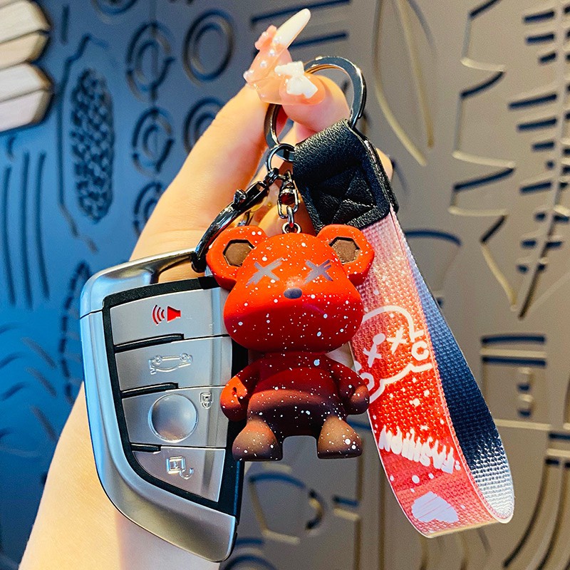 Móc Khoá Phụ Kiện Xe Túi Xách Hình Gấu Hàn Quốc Móc Khóa KOBI