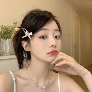 Kẹp Tóc Nơ Đính Đá Cho Nữ 1 Cặp