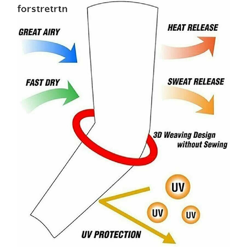 1 Cặp Vỏ Bọc Cánh Tay Làm Mát Chống Tia UV Khi Chơi Thể Thao Ngoài Trời Cho Nam Và Nữ