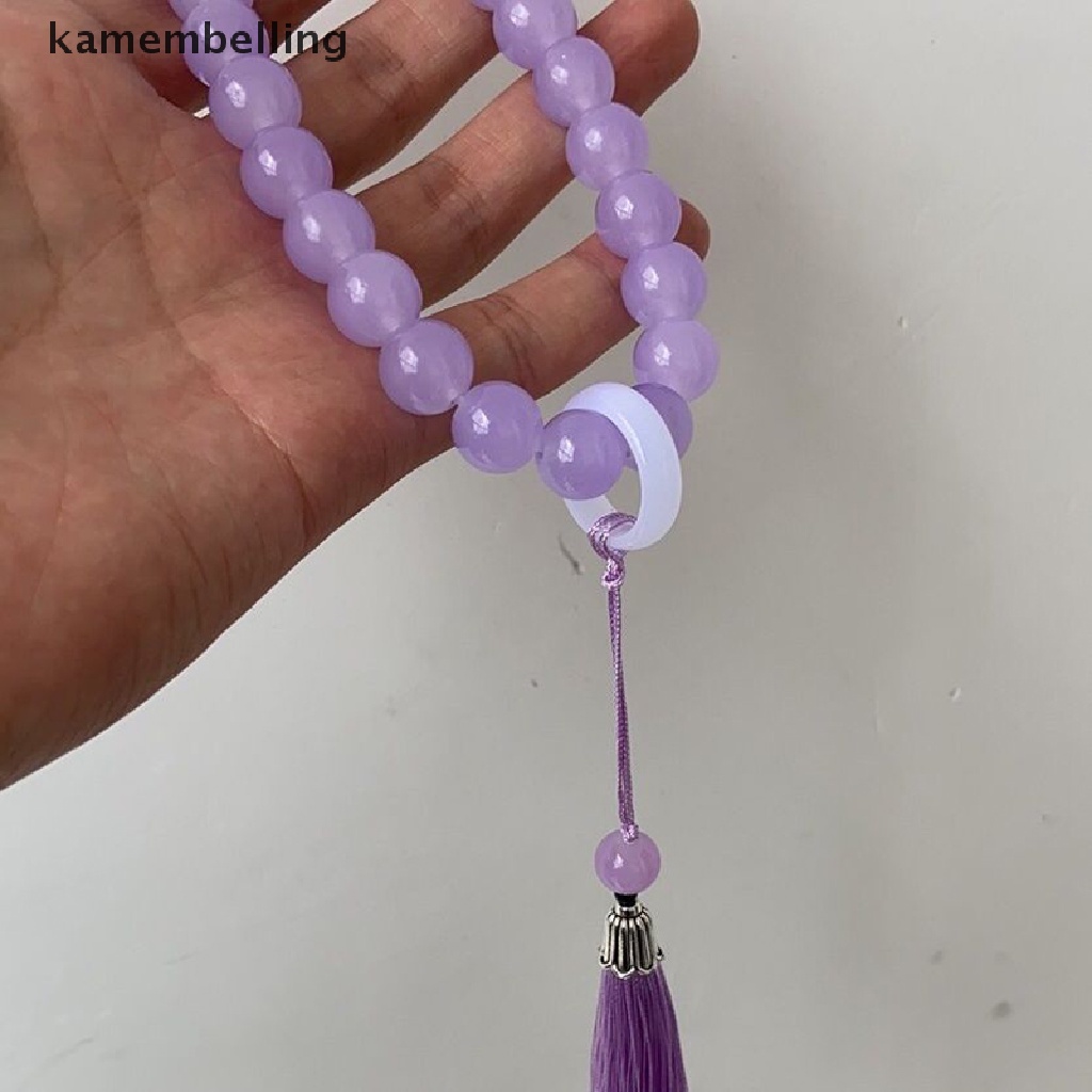 Kamembelling Vòng Tay Chuỗi Hạt Phật Giáo Tây Tạng Bằng Thủy Tinh Tự Nhiên Phối Tua Rua Cho Nam Và Nữ