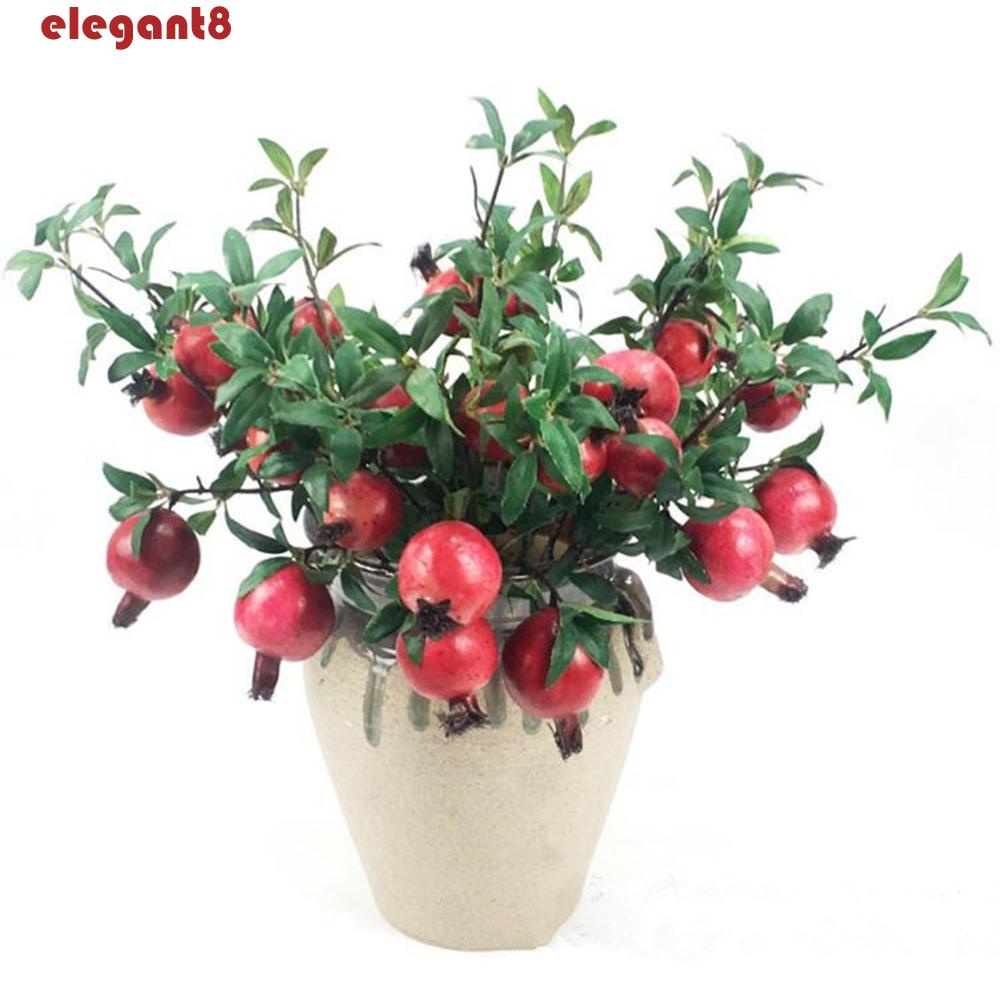 Nhánh Berry Đỏ Nhân Tạo Dùng Trang Trí Nhà Cửa / Làm Đạo Cụ Chụp Ảnh DIY