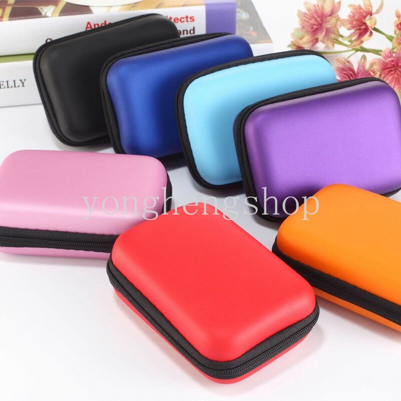 Túi Đựng Tai Nghe / Cáp Sạc USB / Ổ Đĩa Cứng Mini Có Khóa Kéo Tiện Dụng