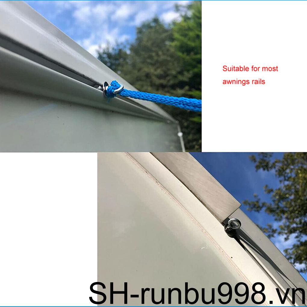 Set 8 Móc Treo Đồ Bằng Thép Không Gỉ Chống Ăn Mòn Có Thể Tái Sử Dụng Cho Xe Hơi RV