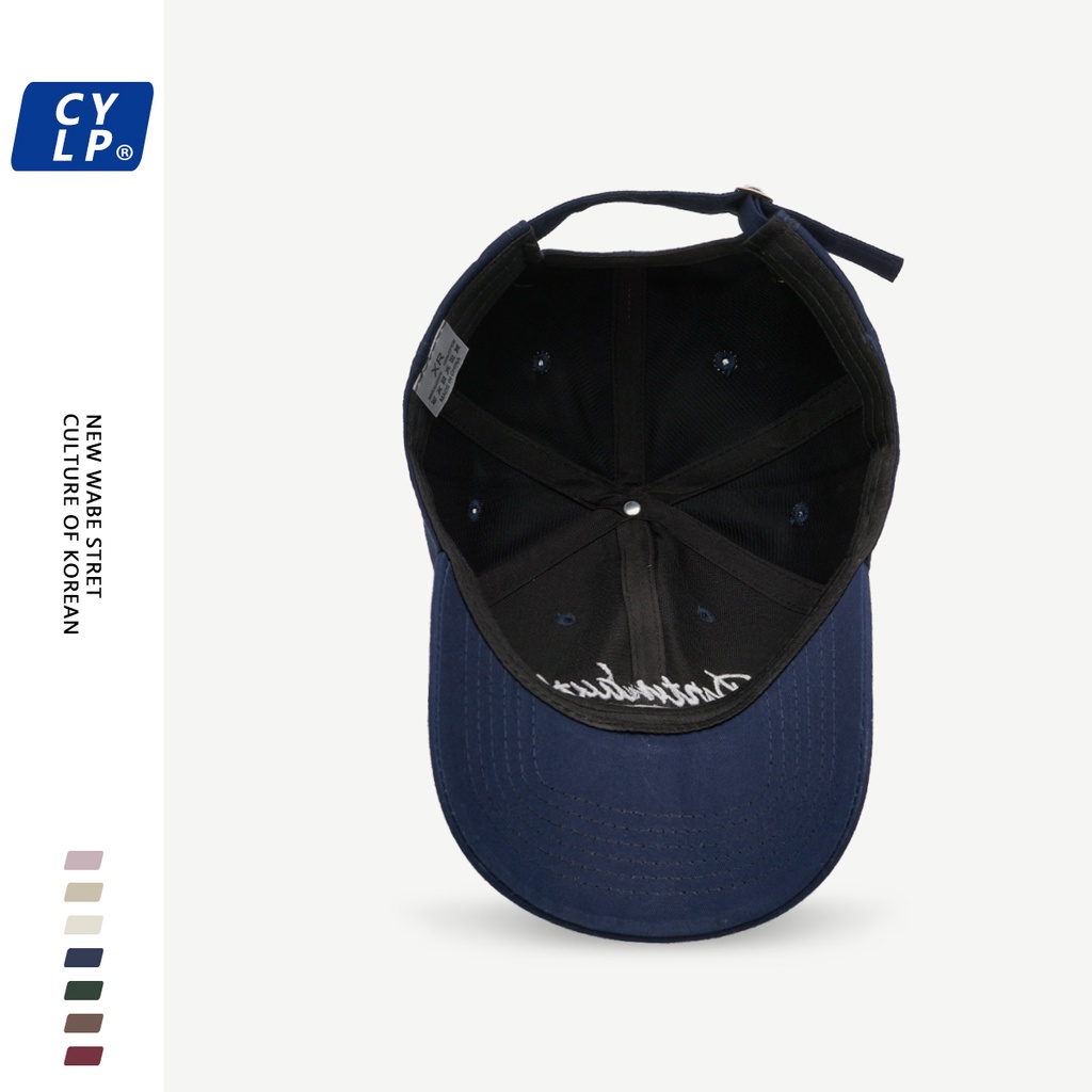 Nón Lưỡi Trai Cứng Thêu Chữ Phong Cách Hàn Quốc Thời Trang Mùa Hè Cho Nam Và Nữ