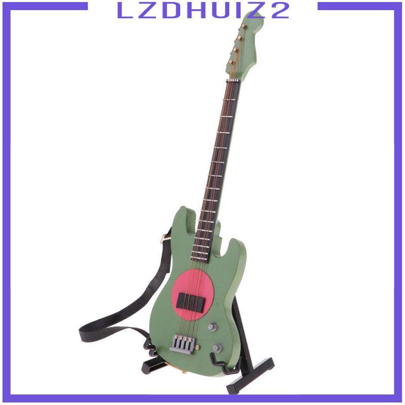 Mô Hình Đàn Guitar Điện Mini Bằng Gỗ 20cm Tỷ Lệ 1 / 6 #5