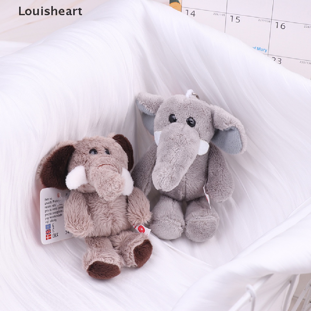 Louisheart Móc Khóa Hình Chú Voi Nhồi Bông Đáng Yêu