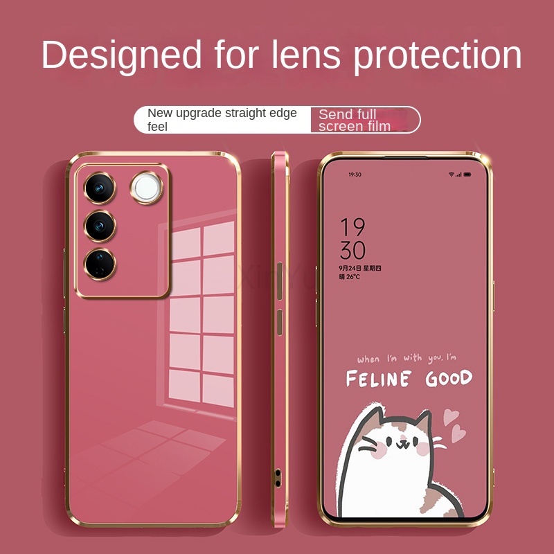 Ốp Điện Thoại Mạ Viền Silicon Sang Trọng Cho Samsung M54 5G M14 M04 M53 M33 M23 M32 M13 M52 M32 M22