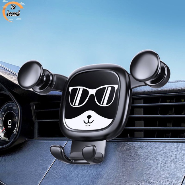 Giá Đỡ Điện Thoại Chống Rung Gắn Lỗ Thông Gió Xe Hơi Họa Tiết Hoạt Hình Sáng Tạo