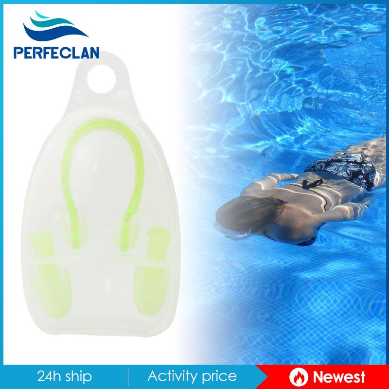 Bộ Dụng Cụ Bơi Lội Gồm Kẹp Tai Và Mũi + Kẹp Mũi Chuyên Dụng