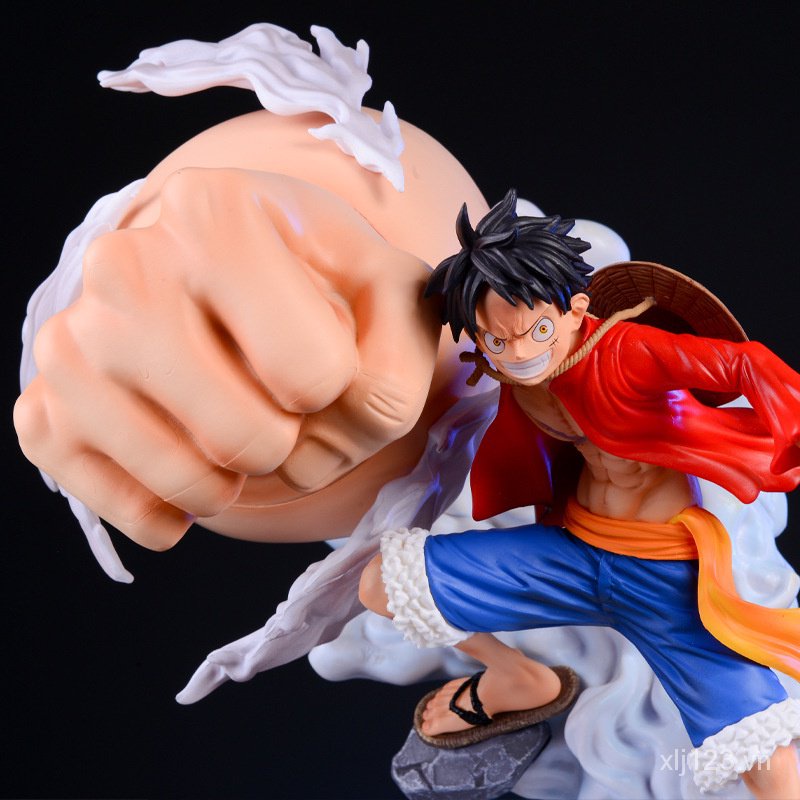 One piece popmax resonance plating BT third gear ghost island big fist Luffy model statue gift