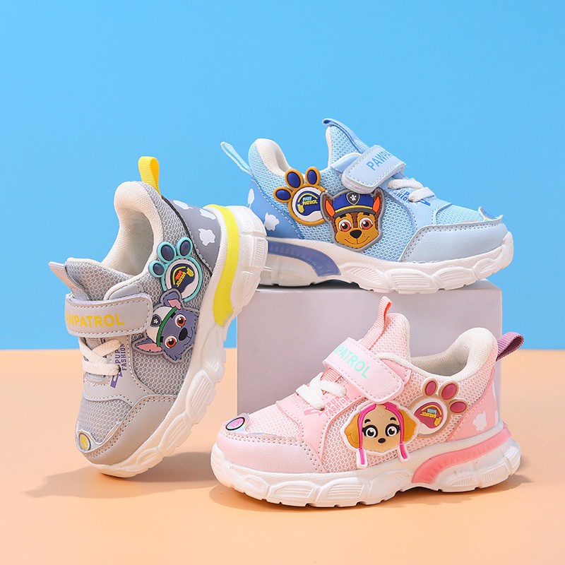 Paw patrol Giày Thể Thao Đa Năng In Hình Chú Chó Cứu Hộ Xinh Xắn Cho Bé Trai