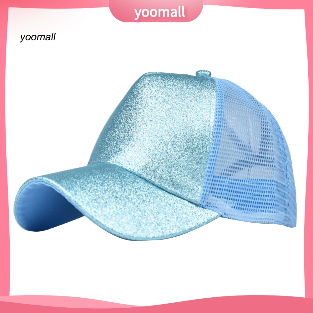 Mũ Lưỡi Trai Phối Lưới Chống Tia UV Có Thể Điều Chỉnh Thời Trang Mùa Hè Cho Nữ