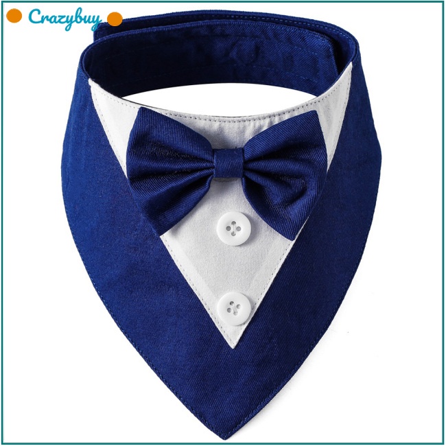 Cr Khăn Choàng Cổ Tam Giác Thắt Nơ Có Thể Điều Chỉnh Hóa Trang Sinh Nhật Cho Cún Cỡ Vừa Và