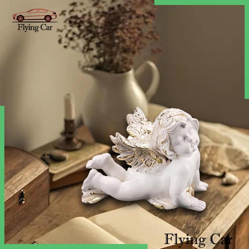 [Lzdjfmy2] Tượng Thiên Thần Bằng Nhựa Resin Điêu Khắc Thủ Công Trang Trí Phòng Khách Phòng Ngủ Sân