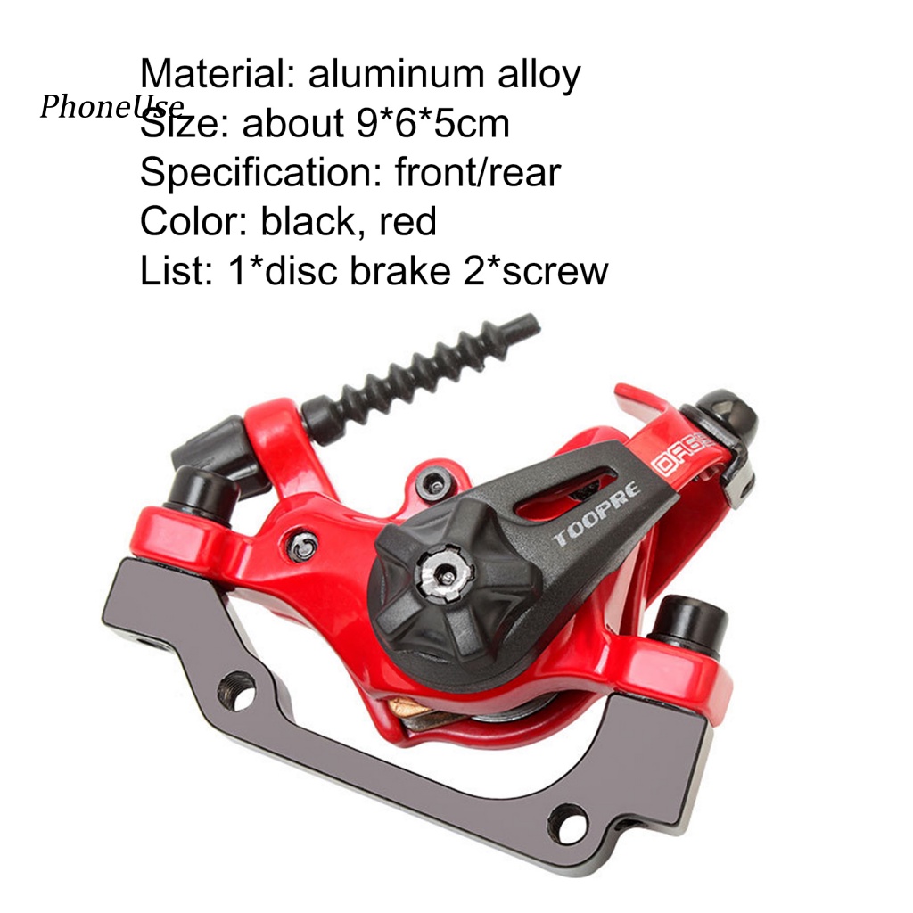 1 Bộ Phanh Đĩa Bằng PU Trọng Lượng Nhẹ Braking Force Cho Xe Đạp Điện