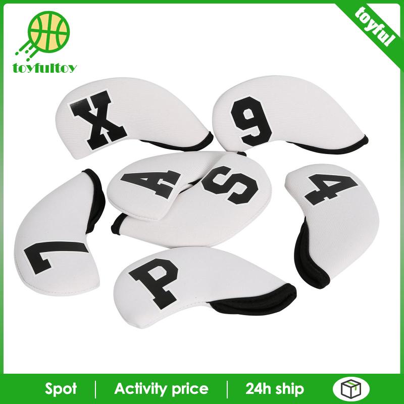 Set 10 Vỏ Bọc Đầu Gậy Đánh Golf Bằng PU Chống Nước