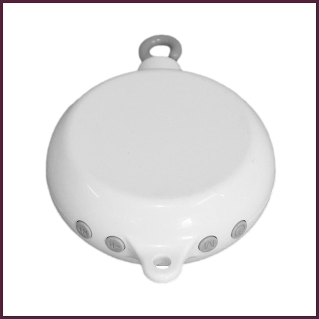 Hộp Nhạc Đồ Chơi Di Động Treo Nôi Em Bé An Toàn Chạy Bằng Pin Có Thể Xoay Được