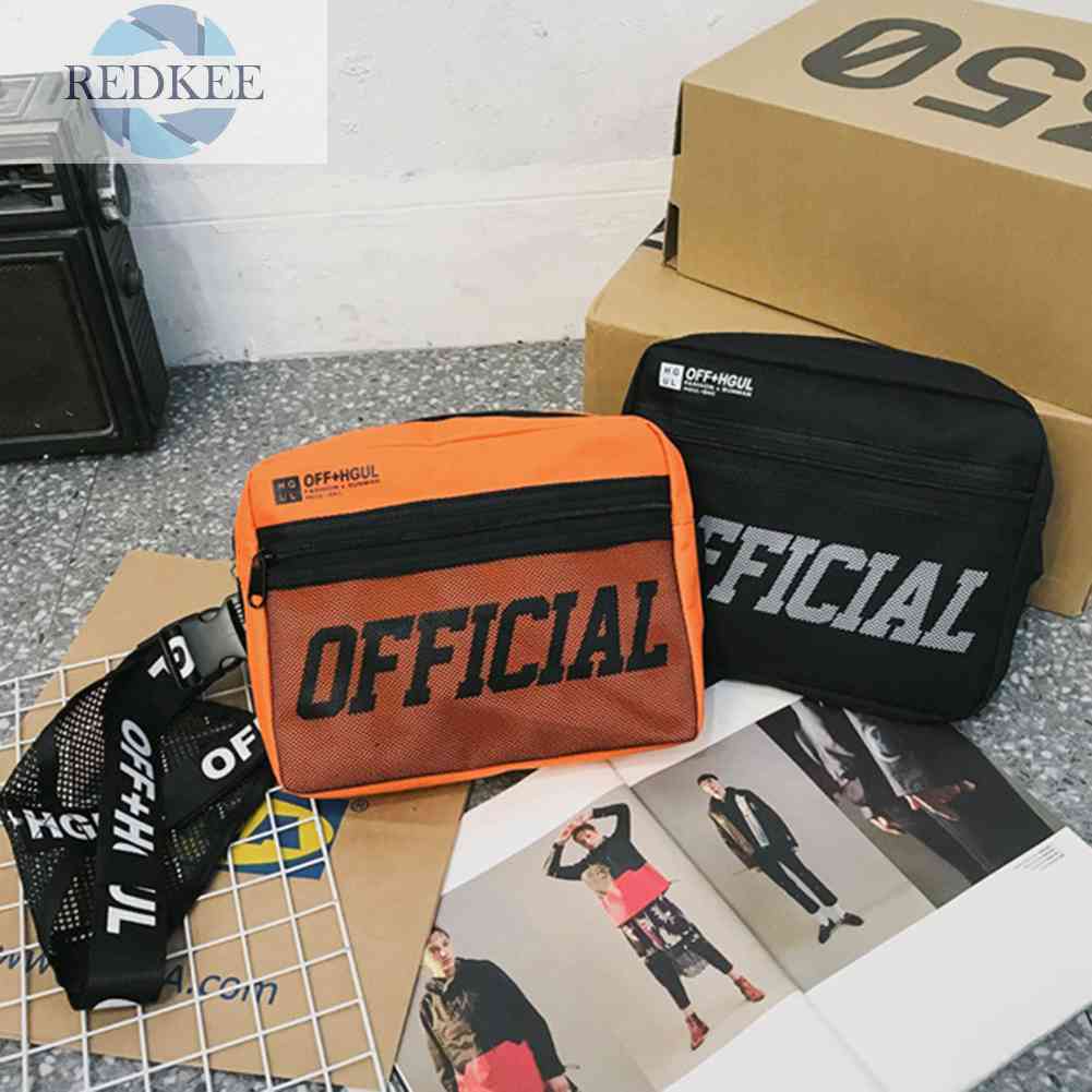 Túi Đeo Chéo Ngực Vải Oxford Nhỏ Gọn Có Thể Điều Chỉnh Thời Trang Cho Nam