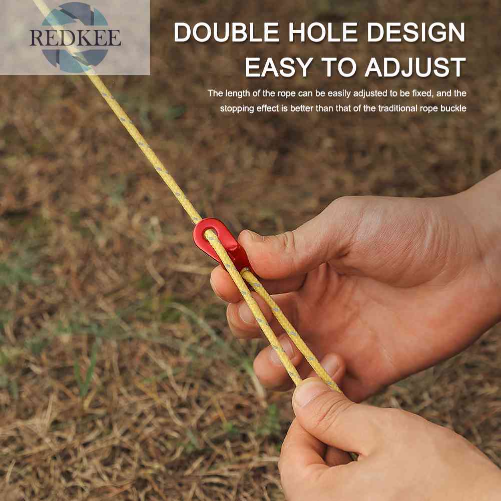 Set 20 Móc Treo Dây Lều Cắm Trại Bằng Nhôm