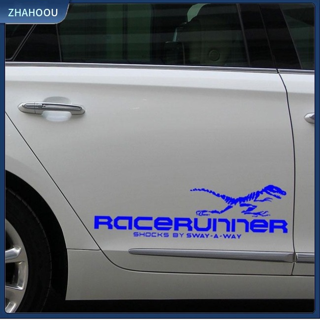 ☃Phụ Kiện Trang Trí Nhà Cửa Độc Đáo Sáng Tạo☃ 1 Cặp Miếng Dán Trang Trí Xe Hơi Hình Khủng Long 3D Phản Quang