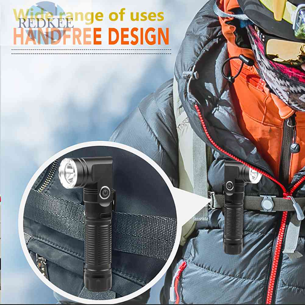 Đèn Pin Đeo Trán 3 Chế Độ LED IPX4 Chống Nước Dùng Leo Núi / Câu Cá