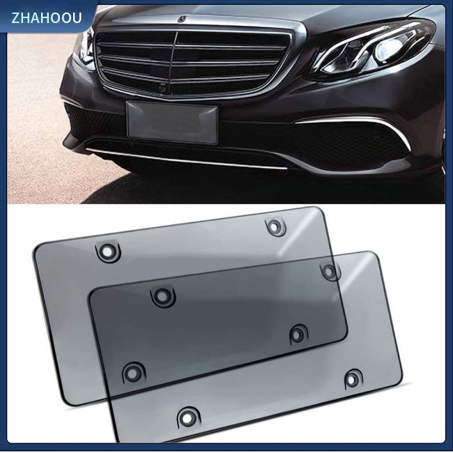 ☃Phụ Kiện Trang Trí Nhà Cửa Độc Đáo Sáng Tạo☃ 1 Cặp Vỏ Bọc Biển Số Xe Hơi Kèm Ốc Vít Trang Trí