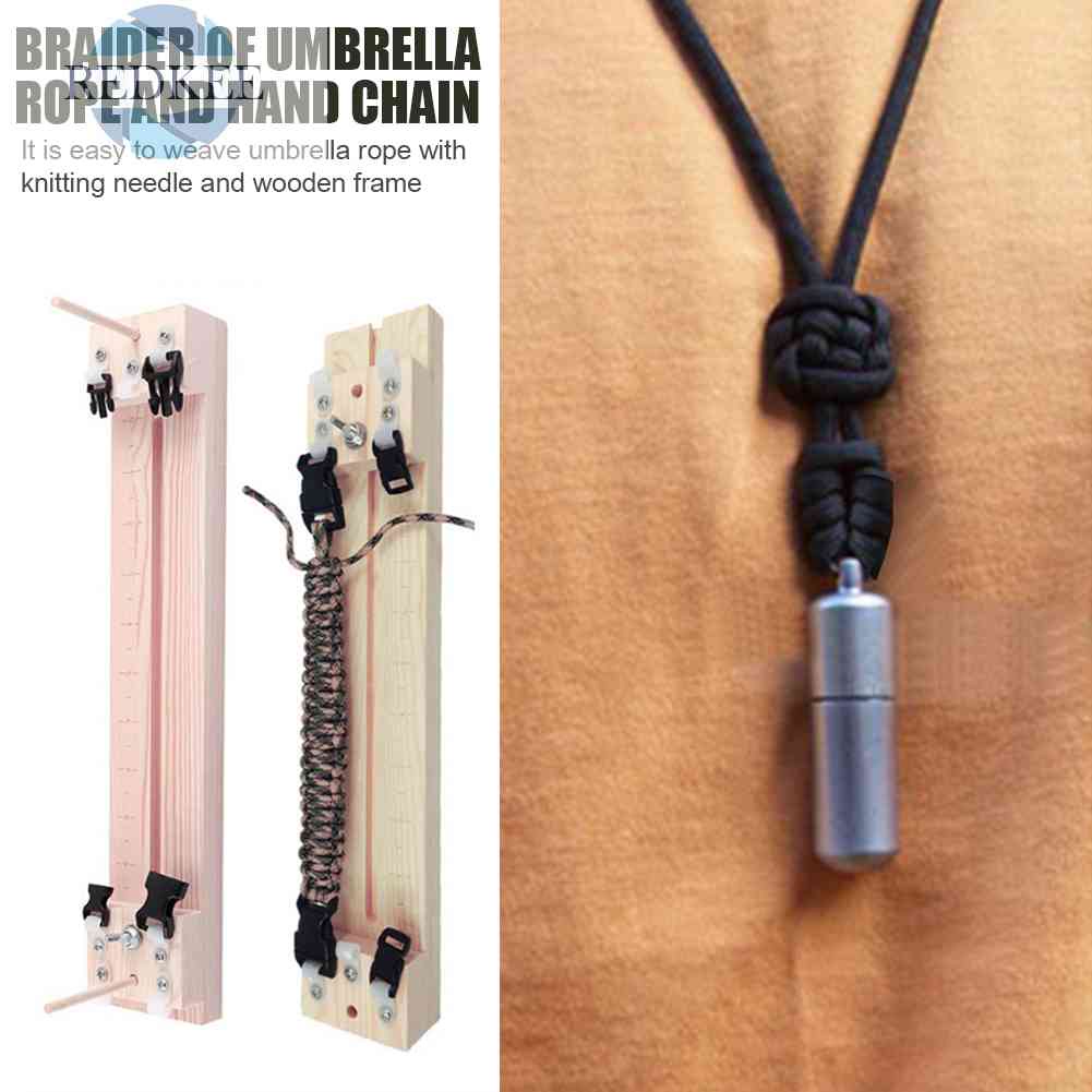 Bộ Dụng Cụ Dệt Vòng Đeo Tay Bằng Gỗ Có Thể Điều Chỉnh Độ Dài