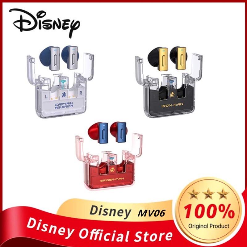 DISNEY Mới Tai Nghe Bluetooth Không Dây MV06 TWS Chống Nước Chống Ồn Chất Lượng Cao
