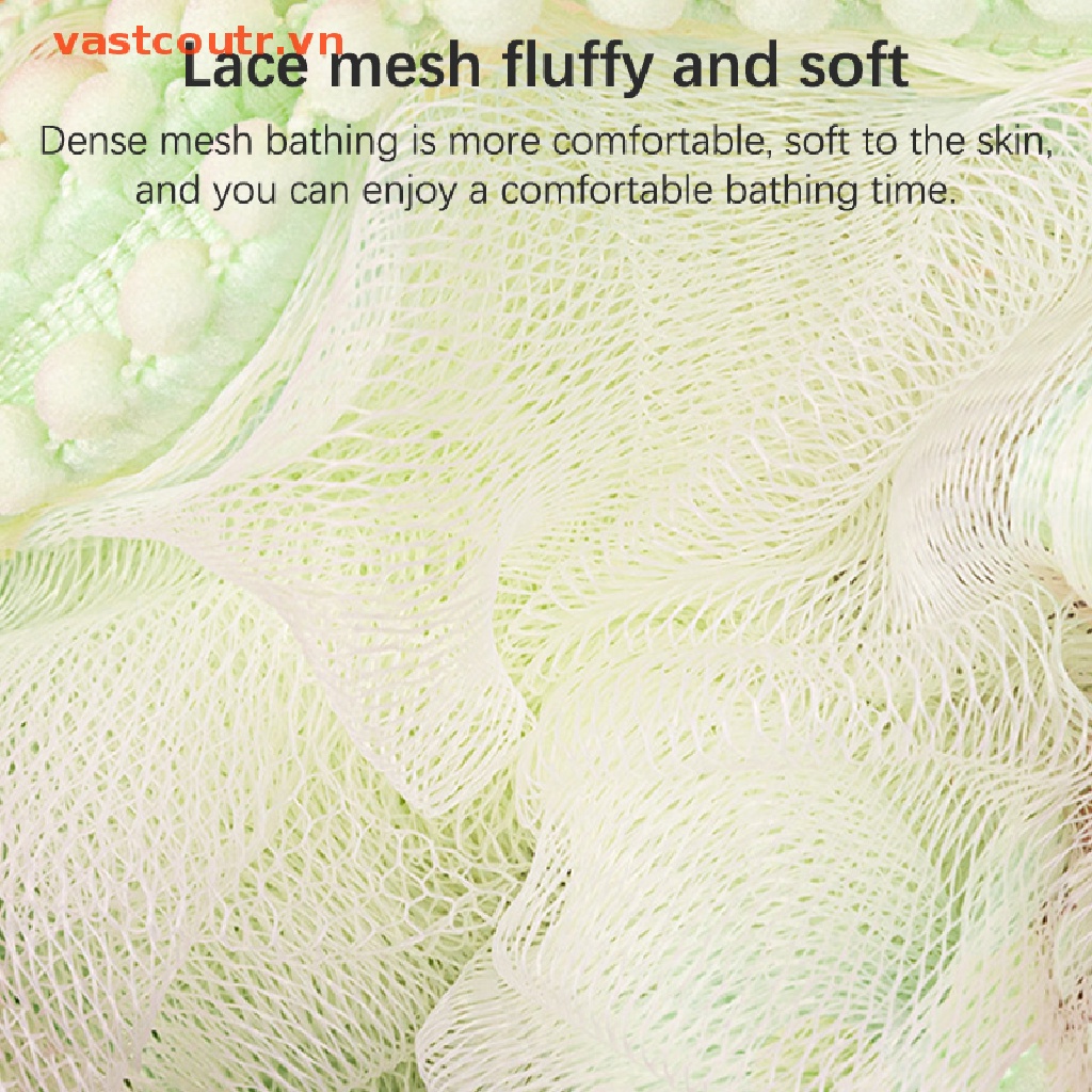 Bông Tắm Ngọc Trai Có Ren Mềm Mại Tiện Dụng Cho Người Lớn Và Trẻ Em