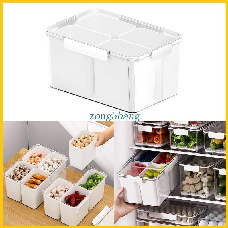 Hộp Đựng Thực Phẩm 4 Ngăn Trong Tủ Lạnh