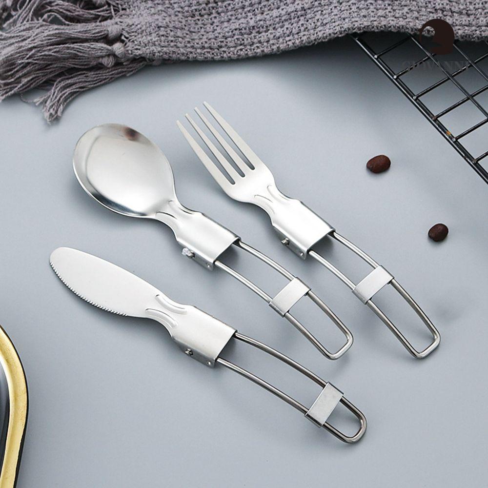 Giovanni Bộ Dụng Cụ Ăn Uống Gồm Nĩa / Đũa / Muỗng / Đũa Gấp Gọn Tiện Dụng