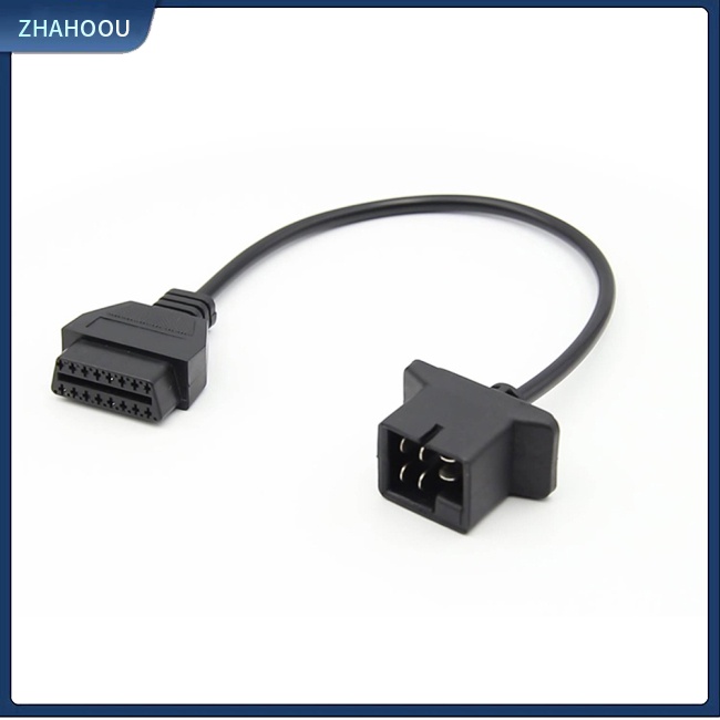 ☃Nhà Cửa☃ Dây Cáp Chuyển Đổi 6pin Sang 16pin Obd2 Chuyên Dụng Dành Cho Ô Tô