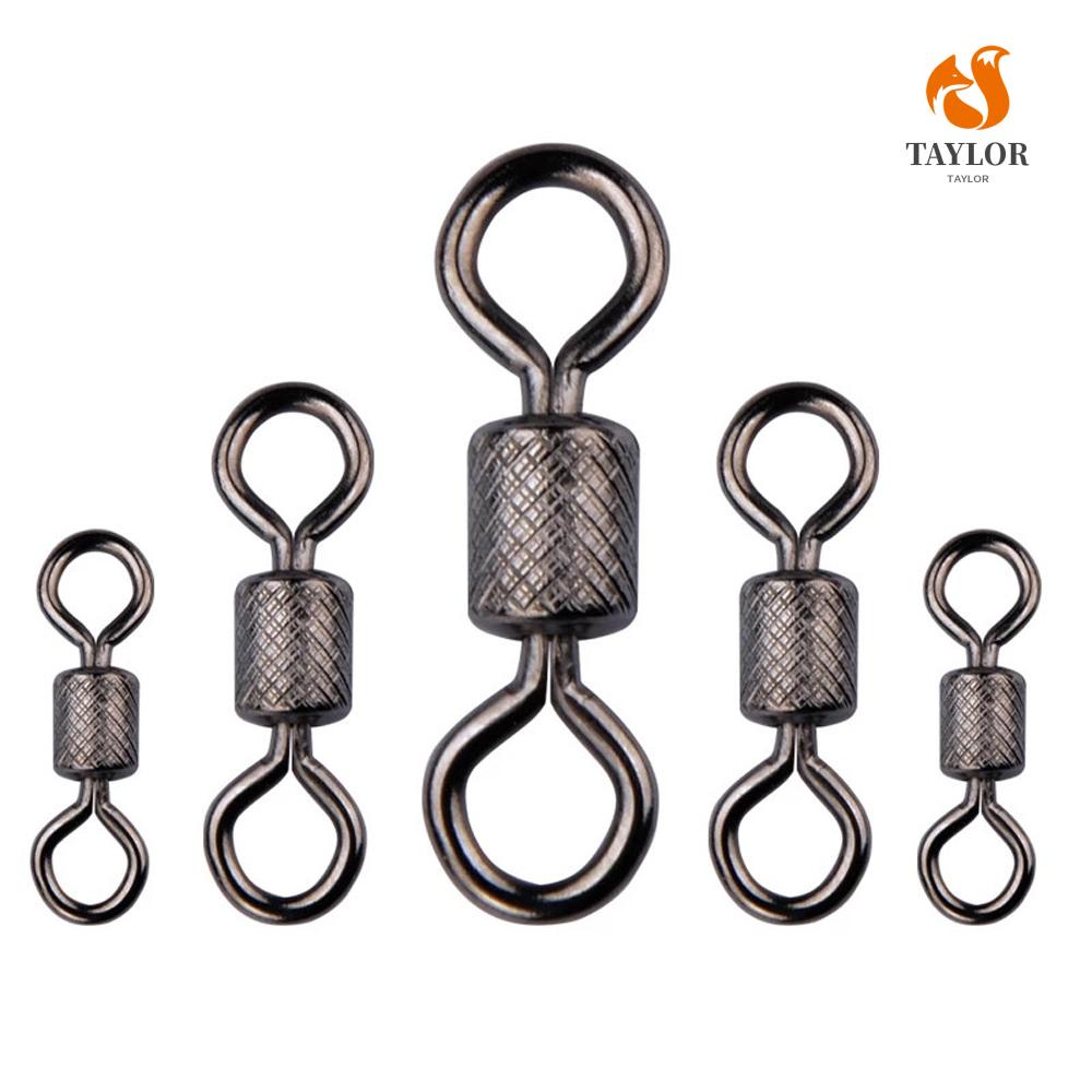 Set 50 Móc Xoay Câu Cá An Toàn Bằng Thép Không Gỉ Taylor1 1 # ~ 14 #