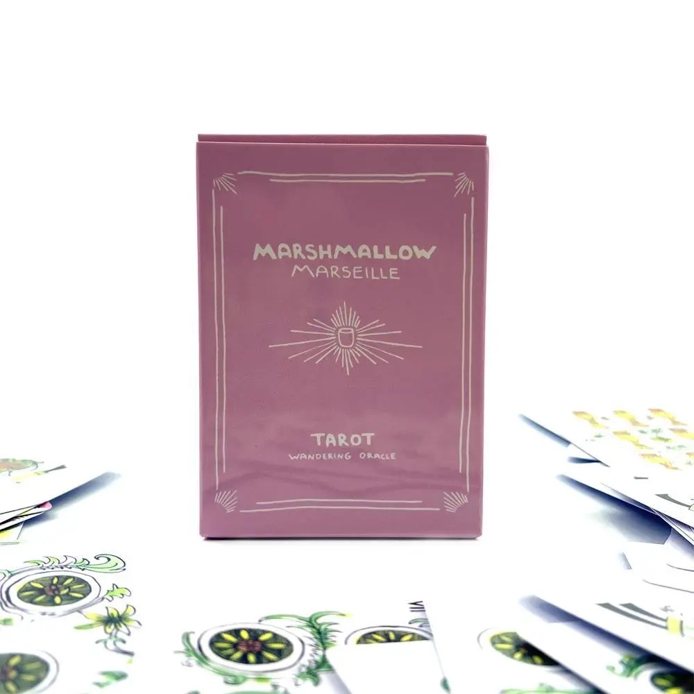 Marshmallow Marseille Tarot cards Deck Leisure Party Table Fortune-telling Prophecy Oracle Cards