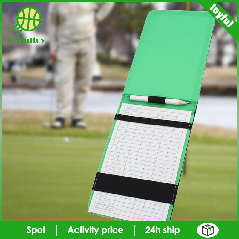 Bao Da Đựng Sách Ghi Điểm Chơi Golf Score