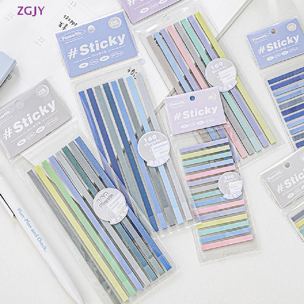 Set 160 / 300 Tờ Nhãn Dán Ghi Chú Nhắc Nhở Đơn Giản Tiện Lợi Mới