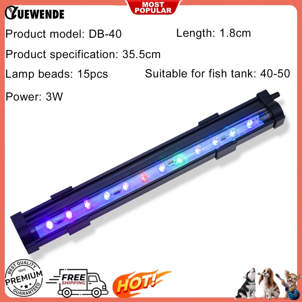 Đèn Chìm Nhiều Màu Tiết Kiệm Năng Lượng Trang Trí Bể Cá