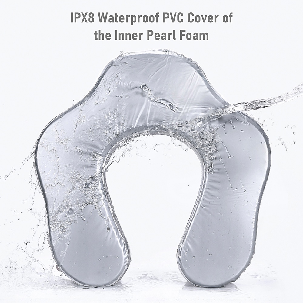 Phao Bơi Chống Thấm Nước Không Bơm Hơi Thân Thiện Với Làn Da Có Đuôi Và Mái Che Nắng Dành Cho Trẻ Em 3-24 Tháng Tuổi