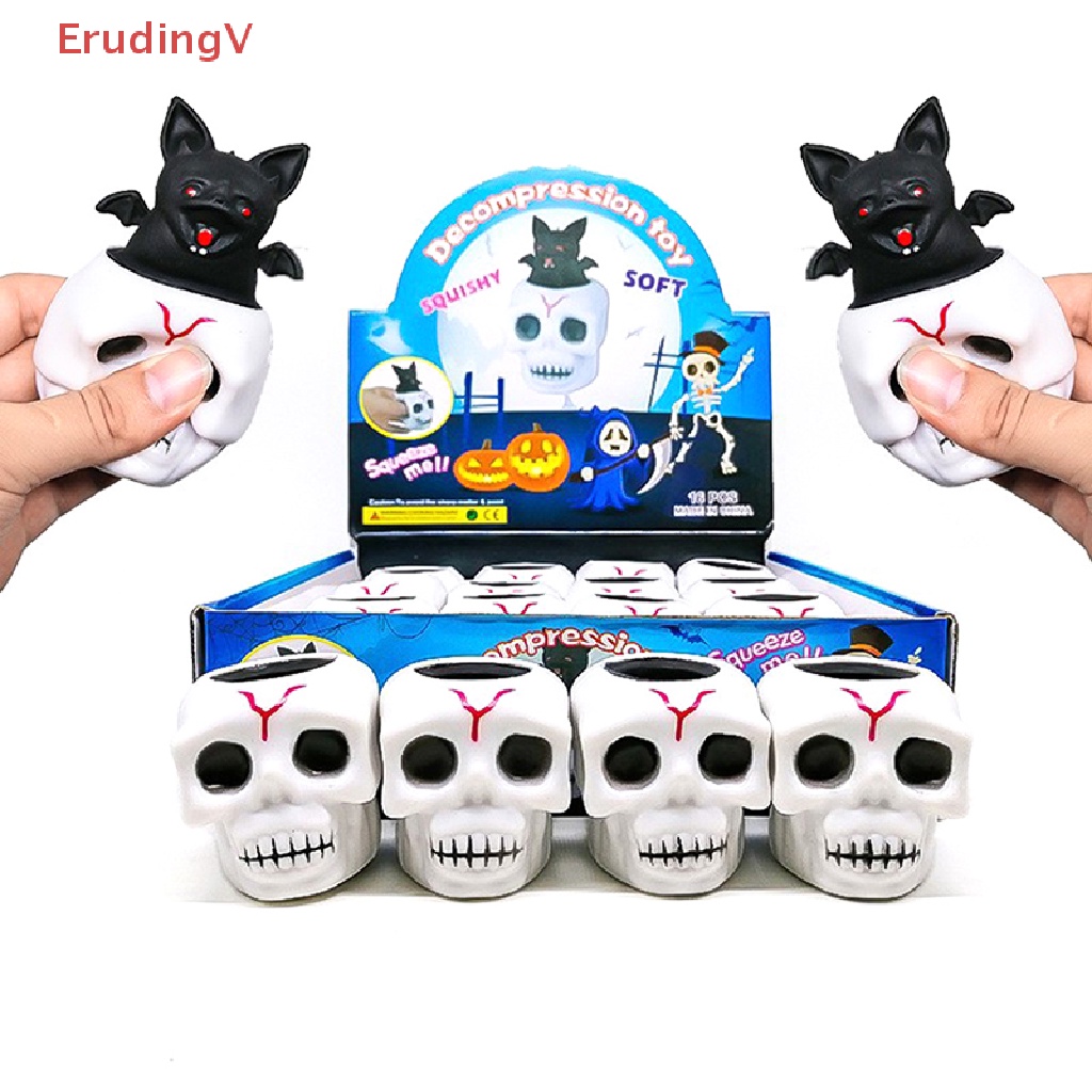 [ErudingV] Cốc Cao Su Hình Đầu Lâu / Dơi Vui Nhộn Trang Trí Tiệc Halloween Kinh Dị